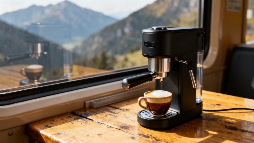 Comment choisir sa machine à café portable pour savourer un expresso en voyage sans aucun texte