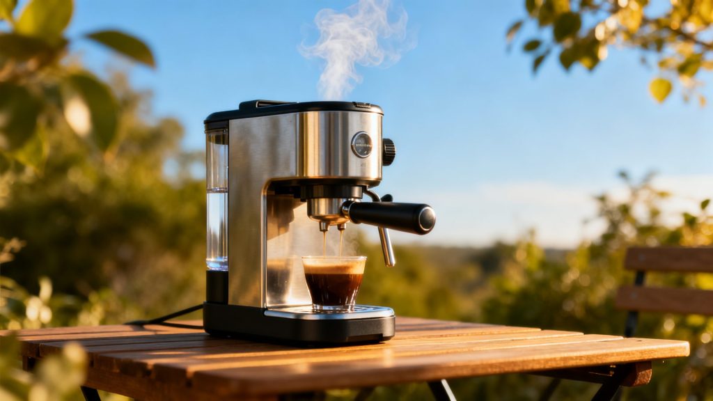 Comment choisir sa machine à café portable pour savourer un expresso en voyage sans aucun texte