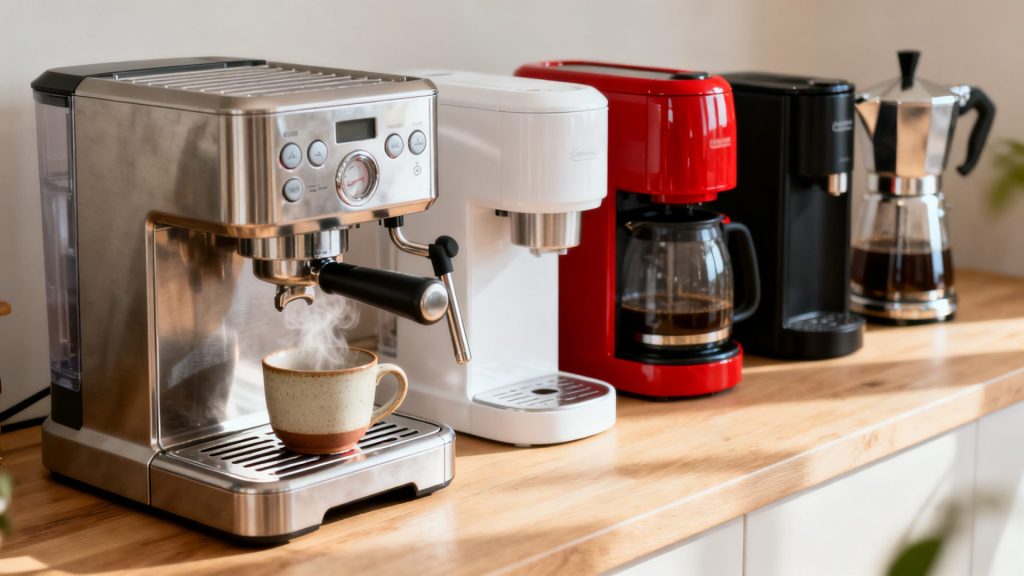 Comparatif des meilleures machines à café à moins de 200 euros sans aucun texte