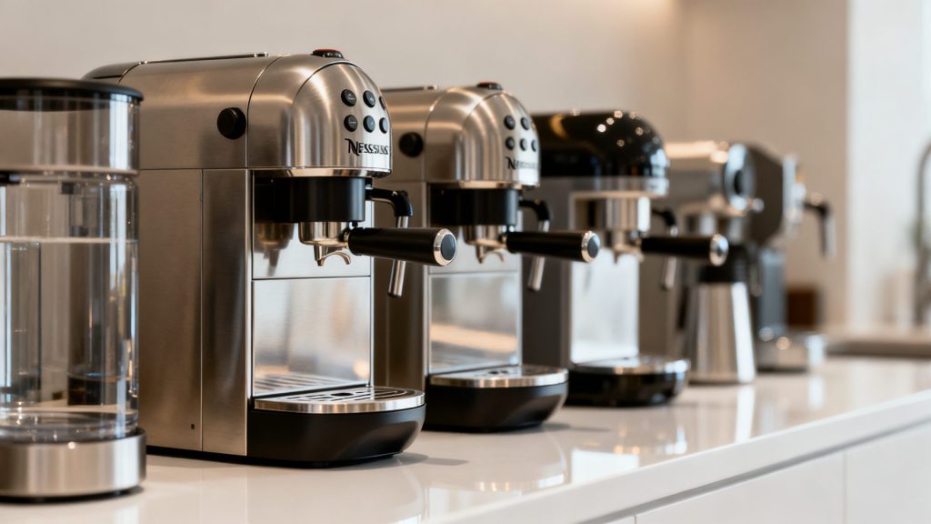 Comparatif pour trouver la meilleure machine Nespresso haut de gamme sans aucun texte
