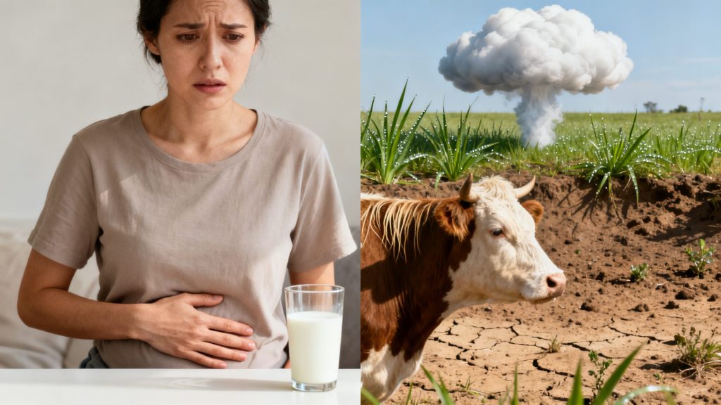 Les raisons physiologiques et écologiques d'abandonner le lait de vache. 