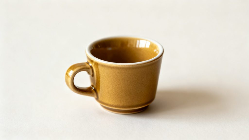 Tout savoir sur la contenance idéale d'une tasse à expresso. 