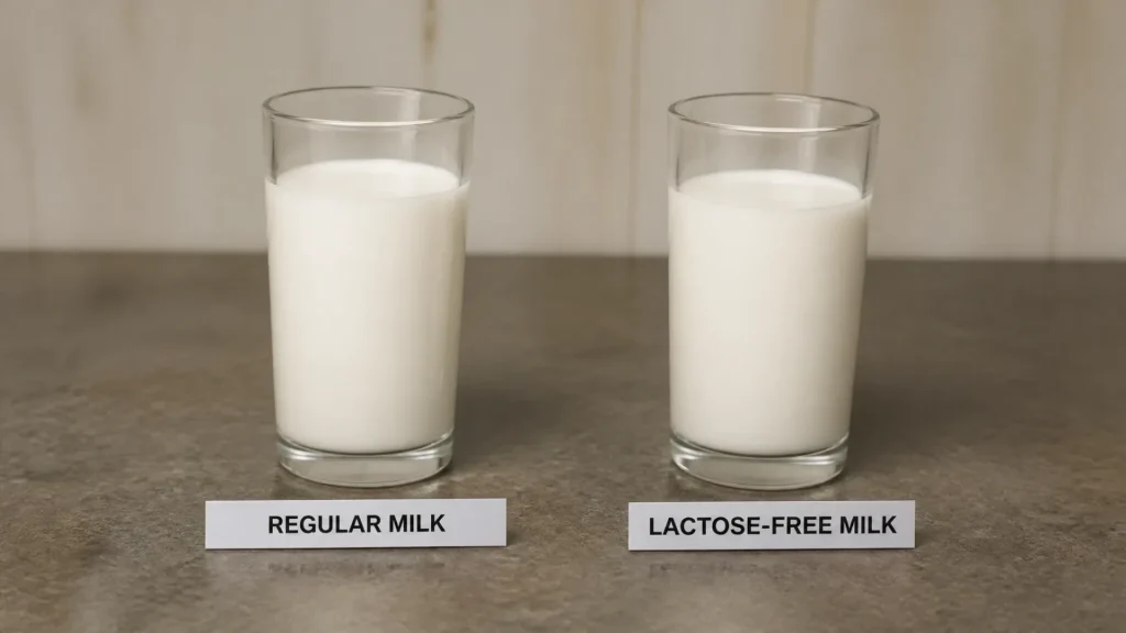 Le lait sans lactose fait-il moins grossir que le lait ordinaire ?