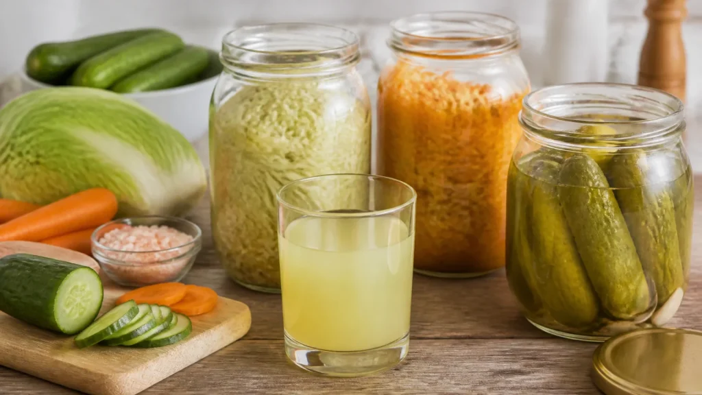 Jus lacto-fermenté : définition, préparation et bienfaits sans aucun texte