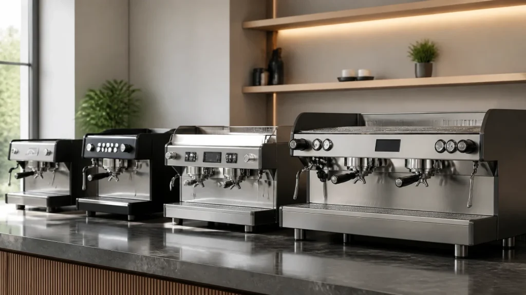 Prix ​​d'une grosse machine à café : budgets, modèles et coûts sans aucun texte