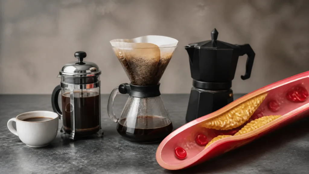Pourquoi le café augmente le cholestérol : le rôle de la préparation sans aucun texte