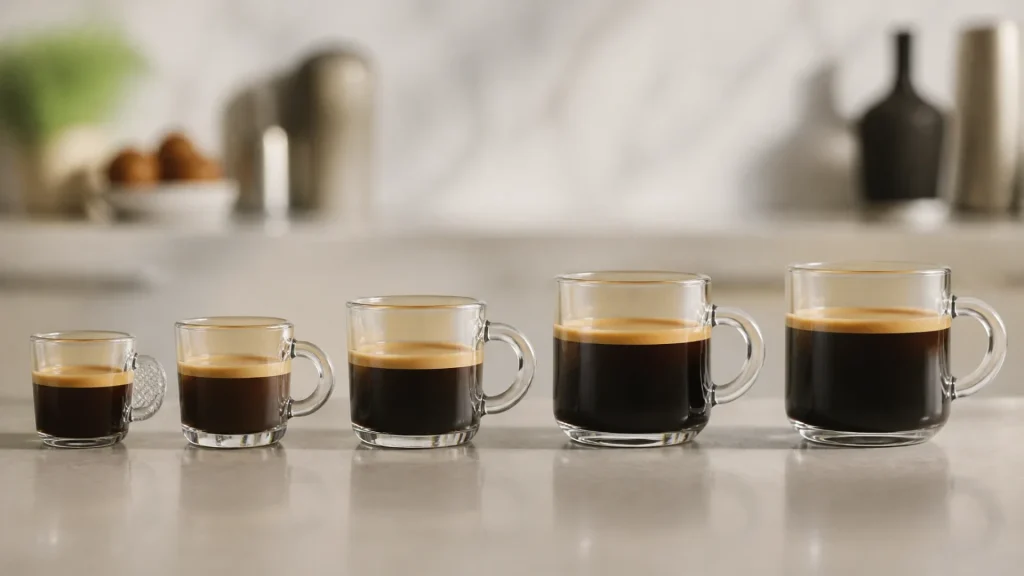 Quelle est la contenance d’une tasse Nespresso selon le format ?
