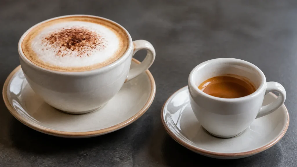 Quelle est la différence entre un cappuccino et un espresso ?